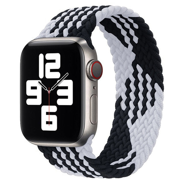 Solo Loop Nylon Fabric Strap for Apple Watch Band Braid 44mm 40mm 38mm 42mm Elastic Sports Bracelet for IWatch Series 6 SE 5 4 3