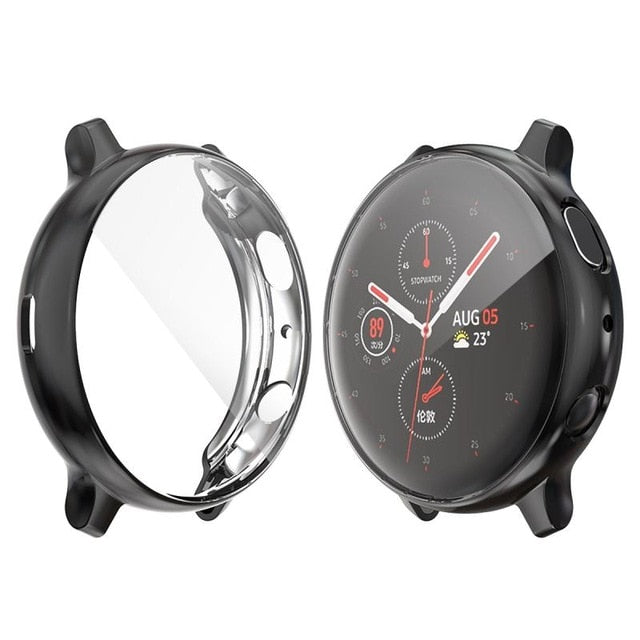 Case For Samsung galaxy watch active 2 active 1 cover bumper Accessories Protector Full coverage silicone Screen Protection