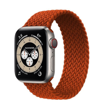 Braided Solo Loop For Apple Watch band 44mm 40mm 42mm 38mm Fabric Nylon Elastic Belt Bracelet iWatch Series 3 4 5 SE 6 Strap