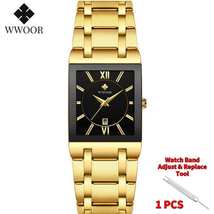 Relojes Hombre 2020 WWOOR Reloj De Oro Hombres De Lujo Para Hombre