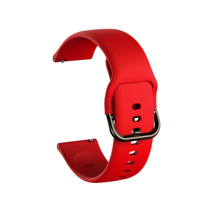 20mm 22mm Silicone Band for Samsung Galaxy Watch 3 42mm 46mm Active 2 Gear S2 S3 Soft Strap Bracelet for Huami Amazfit Bip/GTS 2