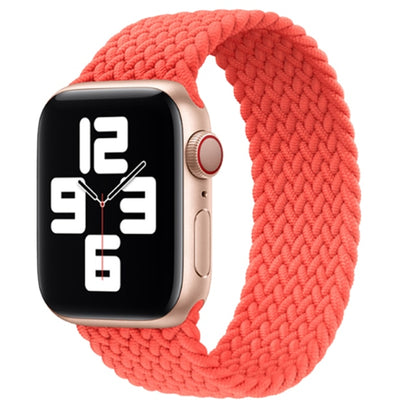 Braided Solo Loop For Apple Watch band 44mm 40mm 42mm 38mm Fabric Nylon Elastic Belt Bracelet iWatch Series 3 4 5 SE 6 Strap